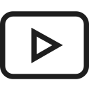 Youtube icon black